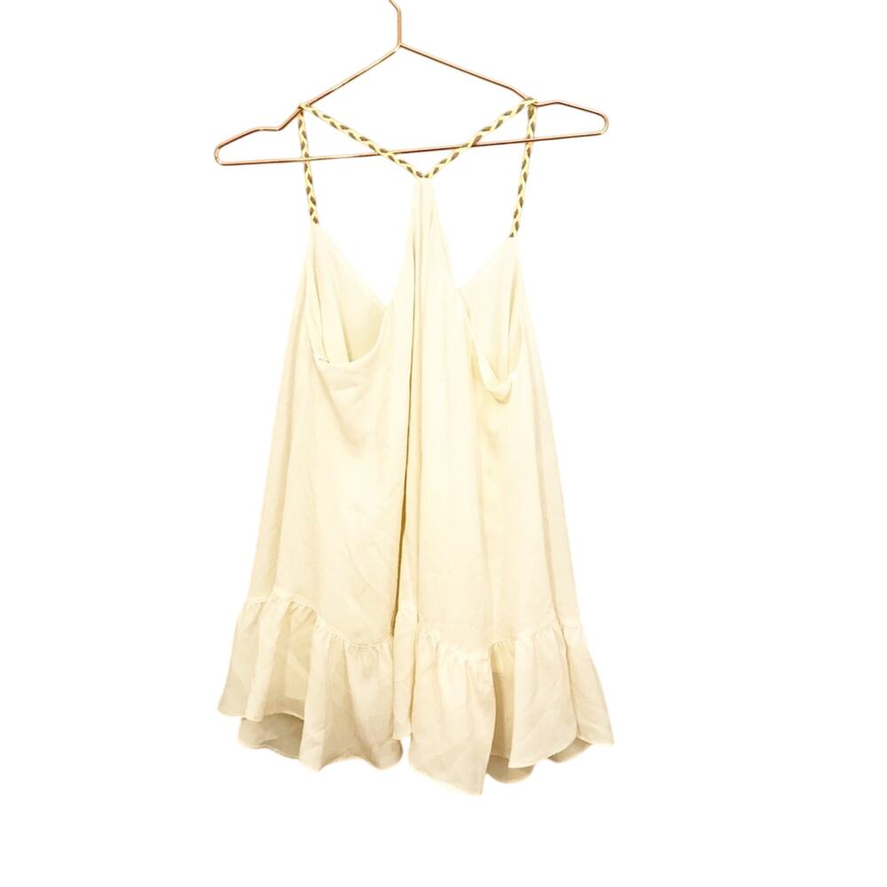Va Va by Joy Han made in USA flounced braided straps size medium ruffle - Picture 3 of 8